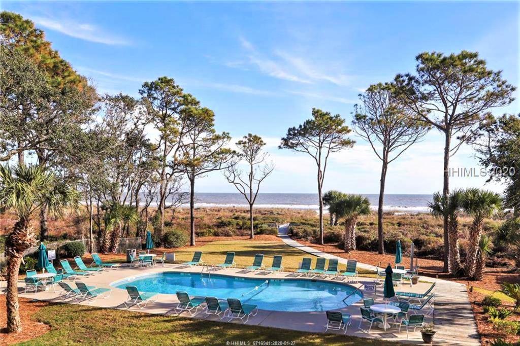 Direct Oceanfront Private Villa Overlooking Pool/Beach - South Forest Beach - Right Next To Coligny Plaza Hilton Head Island Bagian luar foto