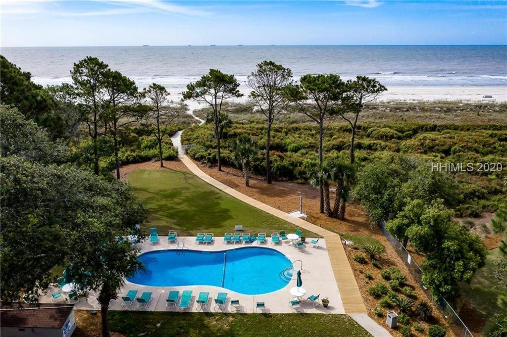 Direct Oceanfront Private Villa Overlooking Pool/Beach - South Forest Beach - Right Next To Coligny Plaza Hilton Head Island Bagian luar foto